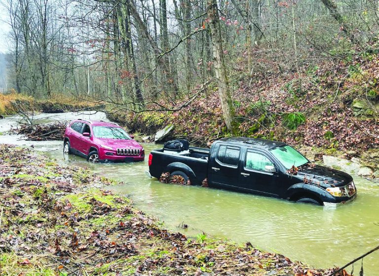 Area first responders rescue trapped individuals from Sunfish Creek