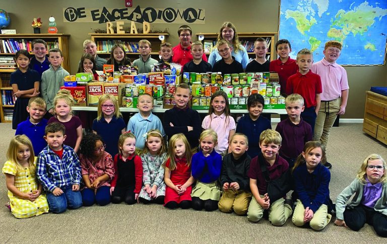 CCA students hold food drive